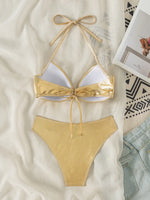 Leopard High Waist Bikini Push Up Bra Cup Bikinis 2026 Women Swimsuit Female Swimwear Two Piece Bikini Set High Cut Bathing Suit