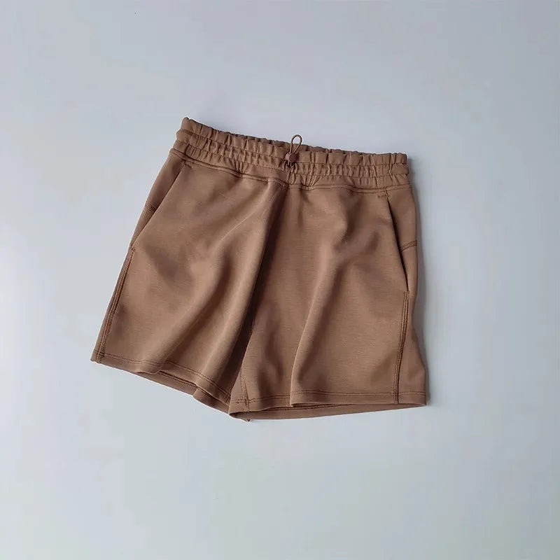 High-Waisted Women's Sports Shorts Casual Loose Fitness Gym Short High-Quality Comfortable Active Wear for Women