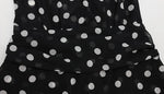 Ahagaga Fashion Maxi Dresses Women Sexy Halter Neck Hollow Out High Split Polka Dot Print Elegant Party Vacation Beach Vestidos