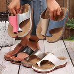 Lightweight Clip Toe Wedge Heel Slippers Women Plus Size 43 Thick Bottom Casual Sandals Woman Outdoor Platform Summer Sandles