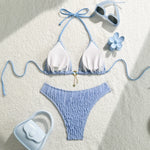 New White Sexy Bikinis Swimsuits Women's Swimwear Push Up Female Beach Swim Wear Bathing Suits Brazilian Bikini Set Pool Bather
