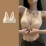 Front Closure Push Up Bra Seamless Underwear Women's Bras Without Steel Ring Gathers Non-wire Bra Beauty Back Sexy Lingerie