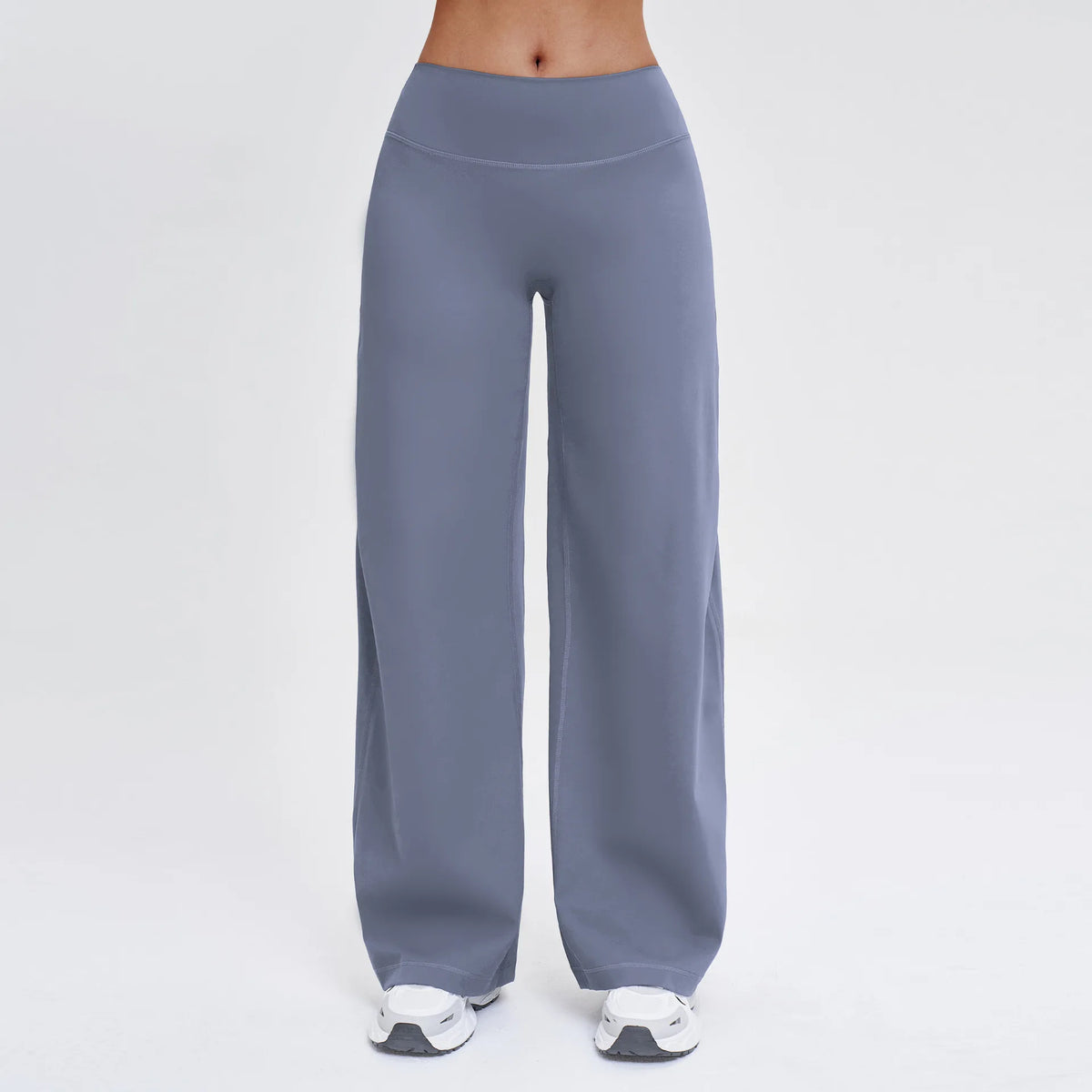 Wide-leg Pants Women Bell-bottoms High Waist Yoga Pants Workout Gym Leggings Naked Feel Pilates Running Cycling Sports Trousers