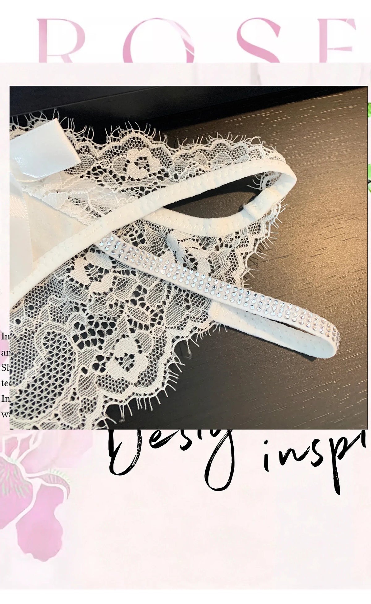 Rhinestones Girls Sexy G String Lace Panties Women Underwear Briefs Hollow Out Thong Transparent Lingerie Intimates