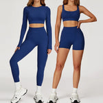 New Yoga Set 2Pcs Women No Logo Tank Tops High Waist Seamless Shorts Workout Outfit Fitness Gym Clothes Workout High quality