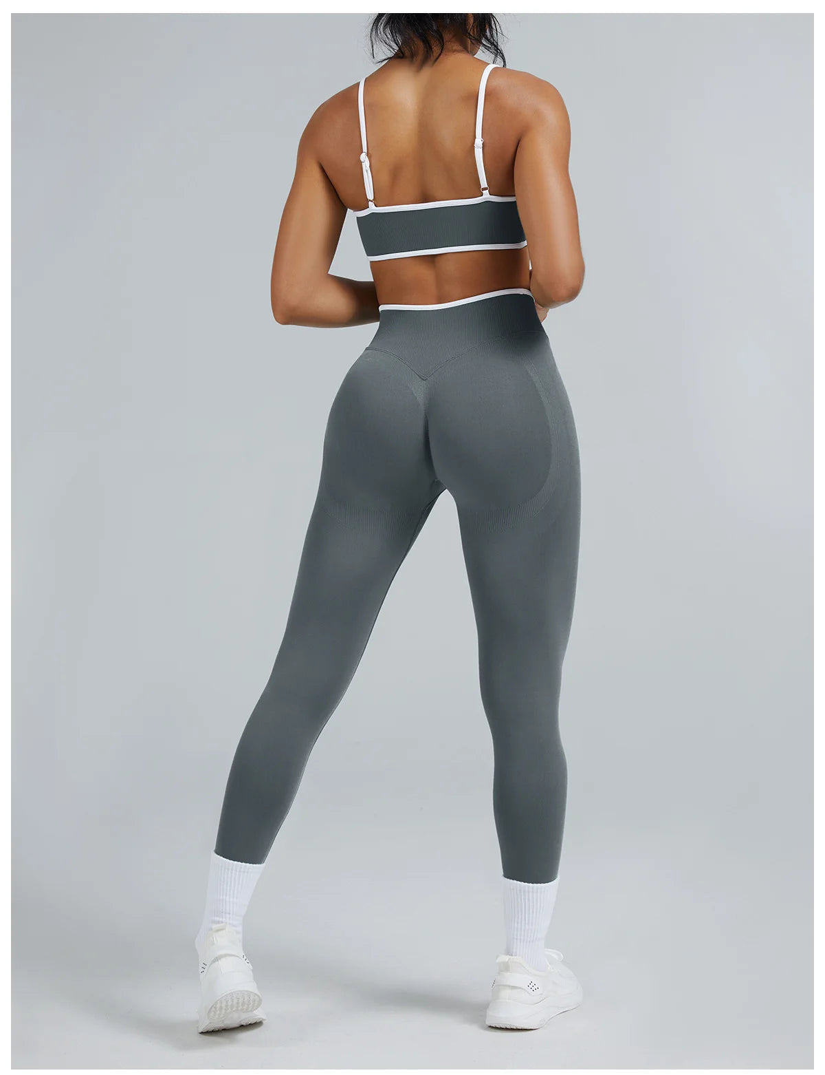 2PCS Yoga Suit Seamless Sports Set Gym Outfits Women Tracksuit Running Workout Clothes Sports Bra Athletic Wear Yoga Clothing