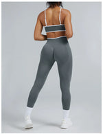 2PCS Yoga Suit Seamless Sports Set Gym Outfits Women Tracksuit Running Workout Clothes Sports Bra Athletic Wear Yoga Clothing