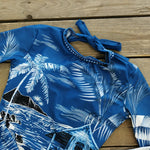 2026 Surfing Sport Swimsuit Long Sleeves Women One Piece SwimsuitSwimwear Solid Monokini Bathing Suit Tropical Bodysuit Female
