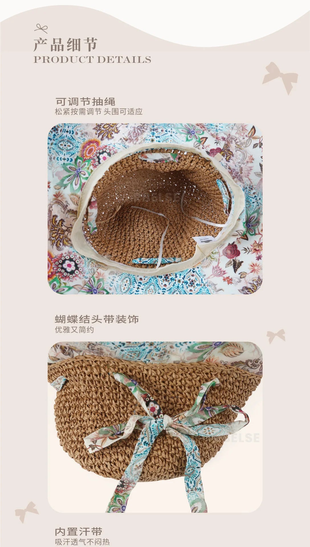 Korean style sun hat with large brim sun protection hat for women with sun visor and fisherman hat