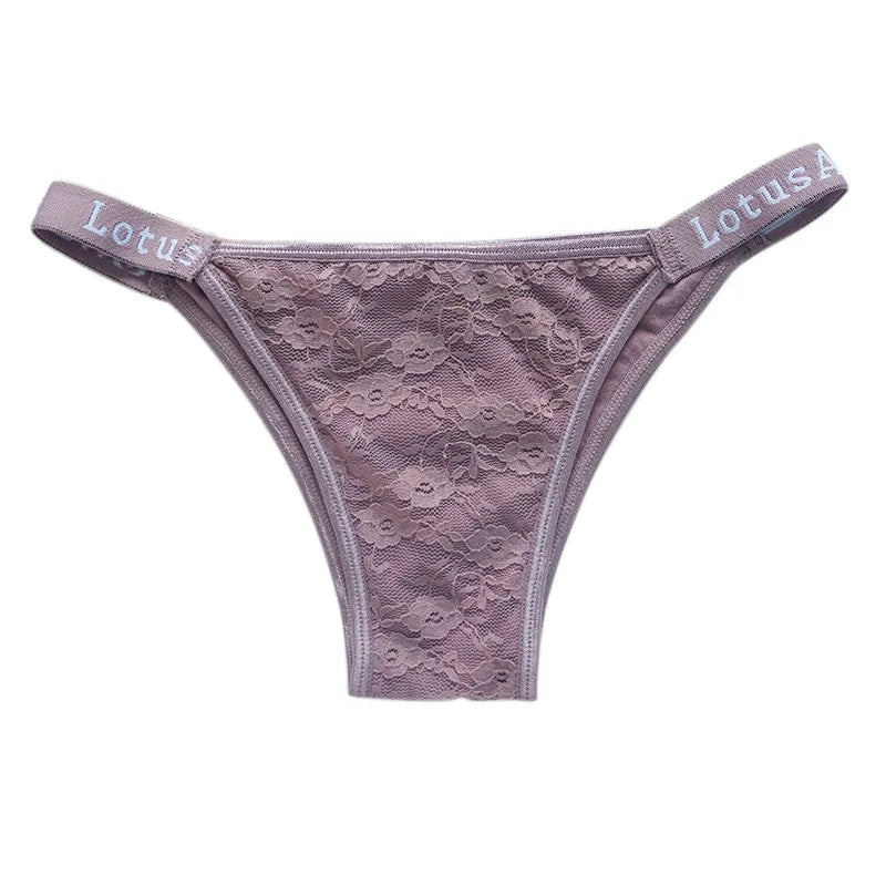 3PCS/Set Women Lace Panties Sexy Brazilian Panties Female Underpant Low Waist Panty Girls Underwear Fashion Intimates