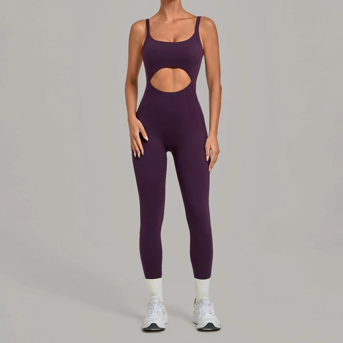 Women's Seamless Yoga Jumpsuits Sports Gym Fitness Backless Sleeveless Hip-lifting Pants One-piece Training Workout Bodysuits