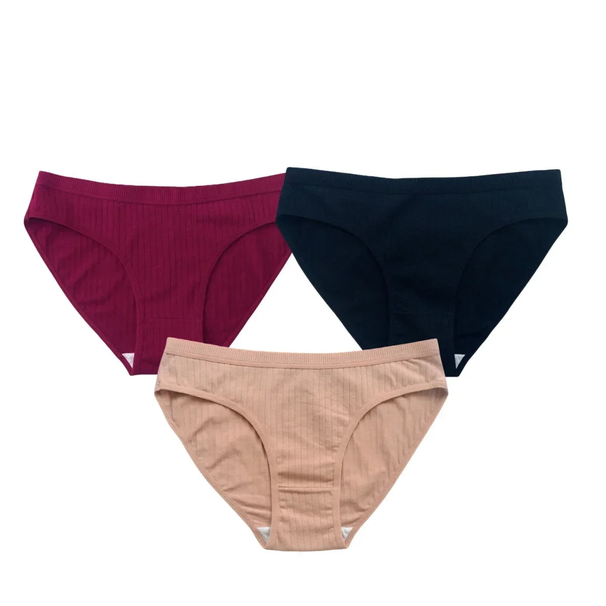 3Pcs/Set Cotton Panties Women Briefs Sexy Female Underpants Solid Pantys Seamless Underwear M-XL Panties Soft Lingerie Intimates