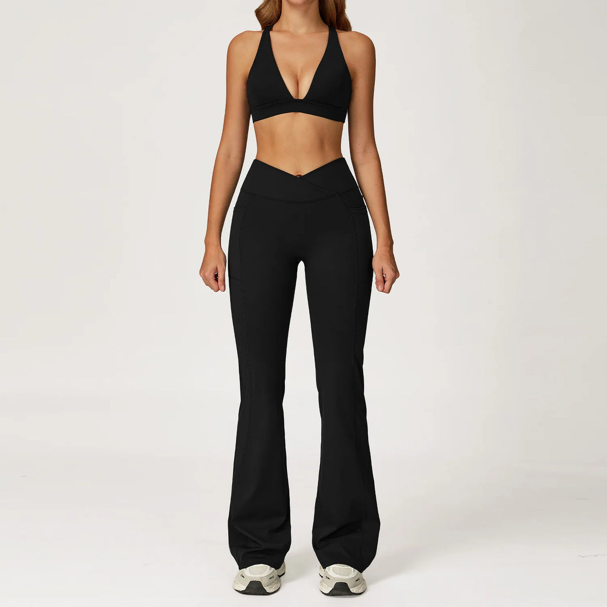 2PCS Yoga Set Gym Clothes Workout Sportswear Yoga Suits Women Tracksuits Fitness Outfits Sports Bra Gym Leggings Athletic Wear