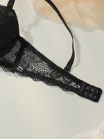 2-piece hot selling lace gathering and lifting bra set sexy women's bra underwear A2123
