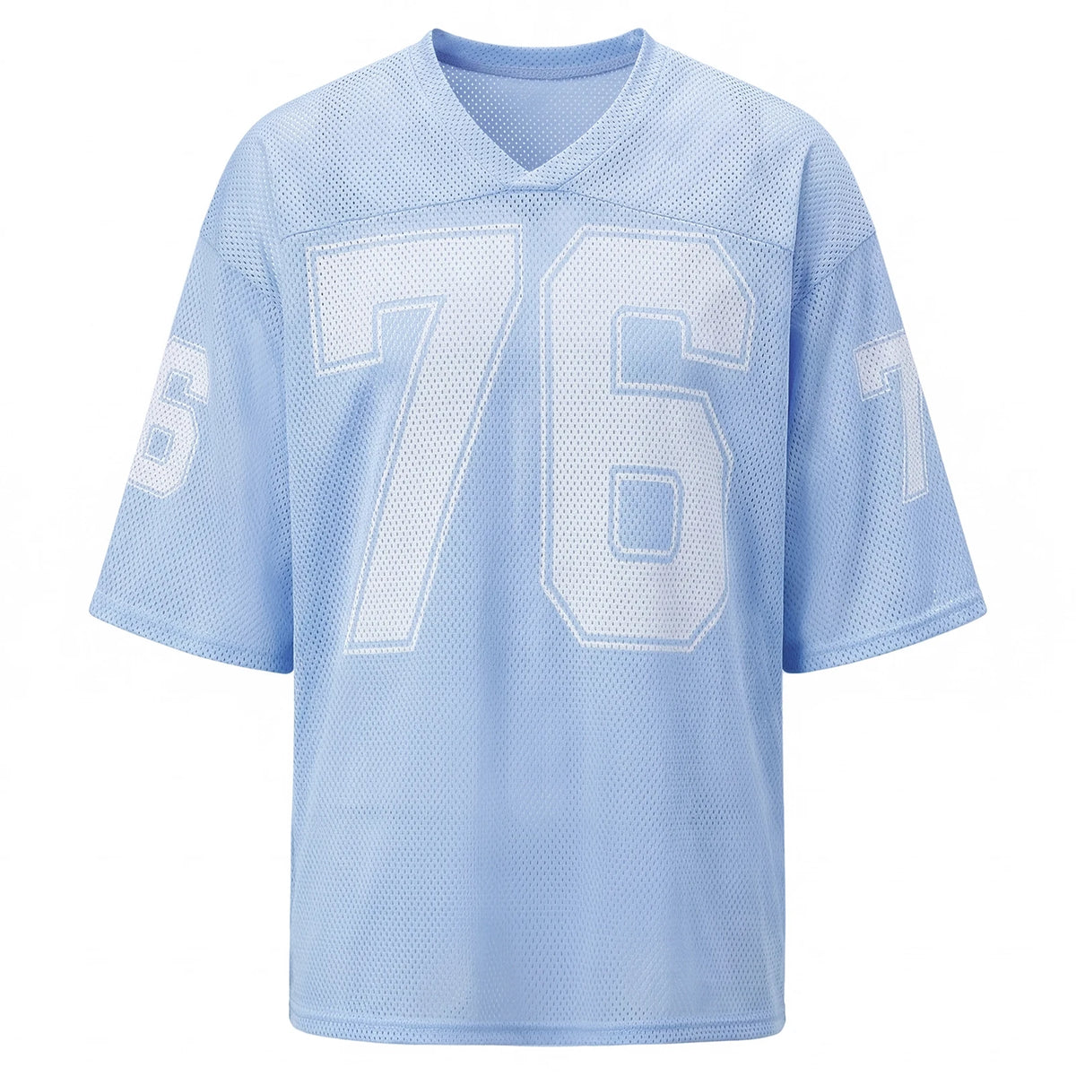 Womens Sporty Jersey Shirts Graphic Number Print Short Sleeve V Neck Loose Fit Tee Tops Summer Casual T-shirt Streetwear