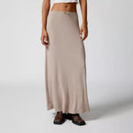 Women Casual Spring Summer Long Skirts Solid Color Fashion Straight Skirts Elegant Loose Y2k Outfits For Female Streetwear