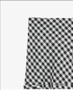 WOMENGAGA Korea Style 2023 Spring/Summer New High Waist Elegant Split Plaid Skirts Half Length Skirts Fashion Women 2023 22IV