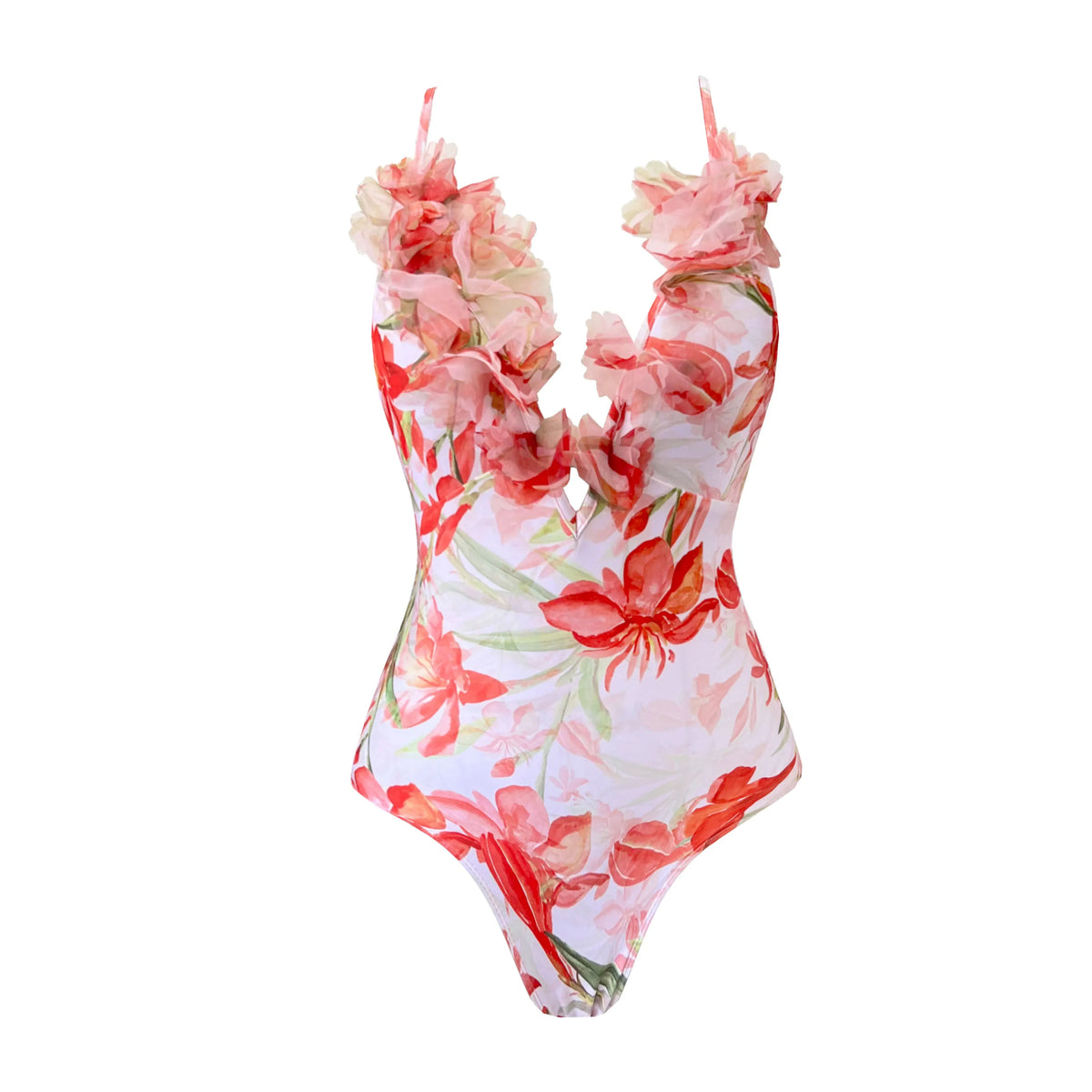 2Pcs Printed Swimsuit Women Sexy Swimwear New Bikini With Long Skirt Female Biquini Push Up Swim Suit Bodysuit Beachwear CoverUp