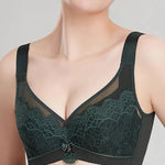 French Lace Minimizer Bra for Women U-Back Side Support Top Up Bra Anti-Sag Sexy Shapewear Underwear New Autumn OWD6017