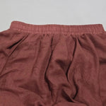 Maxi Skirt Double Layer Women Skirt A-Line Loose Fit Elastic Waist Solid Color Design Flowy Skirt Spring Summer Casual Wear
