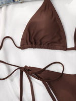 Sexy Micro Bikini 2025 Criss Cross Swimwear Bandage Woman Swimsuit Female Thong Bikinis Set 2 Piece Women Bathing Suit Beachwear
