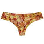 Valentine's Day Rose Flower Printed Women's thongs Elastic Low-Waist Ladies T-pants Comfortable Seamless Female G-string Tanga