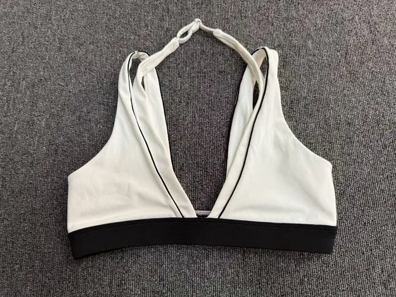 Women's Nude Yoga Bra Slim Fit Beautiful Back Sports Top Fitness Running Casual Tight-fitting Top