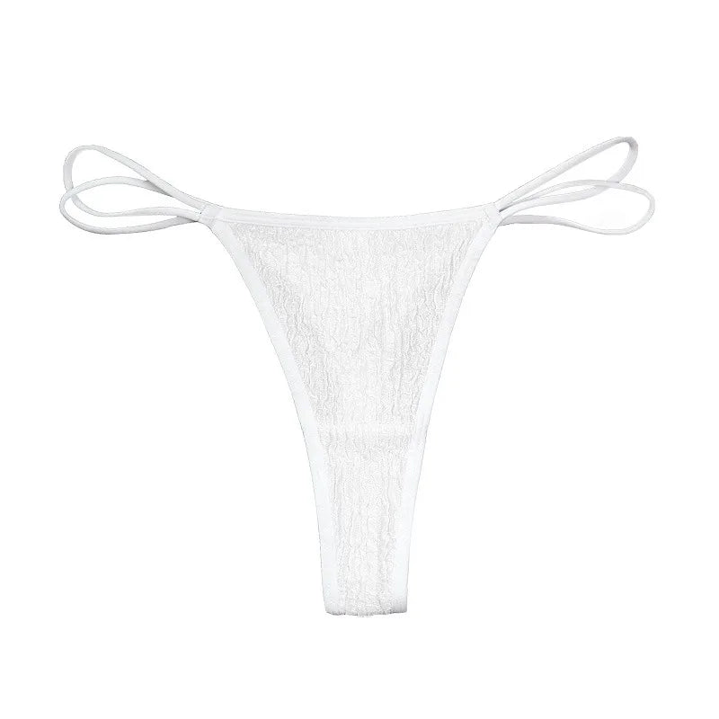 Low Waist Traceless Briefs Double Layered Thin Waistband Panties Comfortable Solid Color Sexy Cotton Sports Fitness Thong 2025