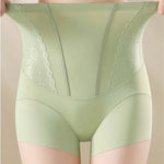 High Waist Lace Flat Belly Boxer Shorts For Women Slimming Panties Shapewear Tummy Control Underwear Female Hip Lifting Briefs