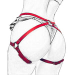 Women Sexy Garter Belt PU Leather Harness Lingerie Bdsm Bodystockings Garter Belt Fetish Erotic Rave Sword Belts Gothic bodysuit