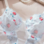 Toucheart Women Sexy Bodysuit Lace Printing See-through Skinny Plunge Romantic Hot Girls Interesting Leisure Sling Jumpsuit Set