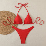 New Sexy Brown String Bikinis 2026 Swimsuits Women's Swimwear Female Beach Swim Wear Bathing Suits Brazilian Bikini Set