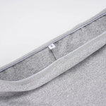 American knitted mid-waisted trousers, simple low-waisted straight loose casual trousers