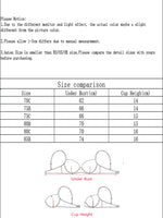 Strip steel lifting bra sexy black and blue print contrasting design ultra-thin lace see through women's underwear MR3097