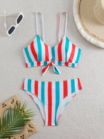 High Waist Bikini 2026 Women Strappy Swimsuit Sexy Striped Swimwear Female Bathers Bathing Swimming Swim Suit Summer Beachwear
