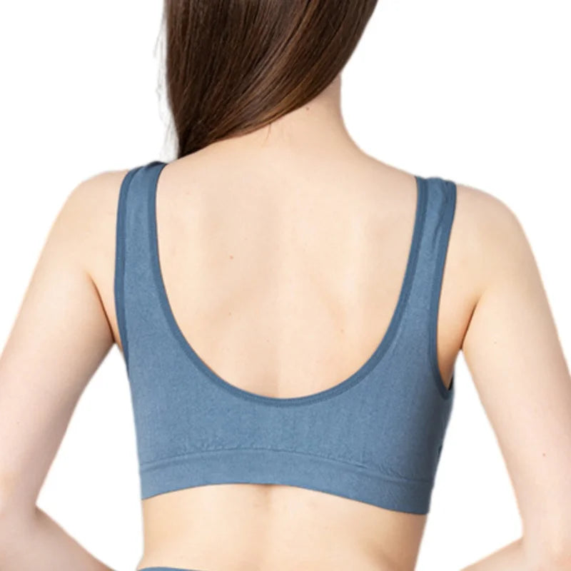 Seamless Bra Non-wire Tank Bras For Women Sports Underwear Sexy Lingerie B C Cup Crop Tops Comfy Unlined Ladies Intimates M-L