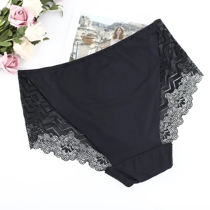 Beauwear Plus Size Sexy Panty Briefs Lace Panties Women Underwear Lingerie 2XL 3XL 4XL 5XL Fit For Big Hips