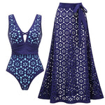 2026 High Quality One Piece Swimsuit Floral Ruffle Printed Push Up Women Bikini Set Swimwear Slimming Bathing Suit Beach Wear
