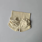 High Waist Women's Yoga Fitness Shorts Tight Fit Abdominal Slimming Lifted Buttocks Three Part Pants Exercise Clothing
