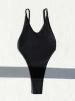 DEKA Fashion Solid One Piece Swimsuit High Cut Women Sexy Deep V Neck Backless Bathing Suit Summer Bodysuits Bikini Beachwear