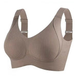 Support Bra Yoga Underwear Wireless Push-Up Bra Natural Lift Seamless Vest Type Straps Wire-Free Full Coverage Bra