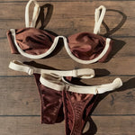 Sexy 2PC Bikini Set Low Waist Printed Women Swimwear Push Up Bikinis Swimsuit Female Biquini Bathing Suit