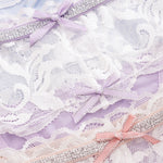 3pcs/Set Sexy Lace Women's Panties Underwear Low Waist Floral Elegant Lady Briefs Breathable Comfortable Female Sexy Lingerie