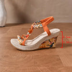 Women Wedges Sandals 2026 New Summer Fashion Designer Shoes for Women High Quality Platform Sandals Casual Outdoor Sandals Women