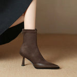 Vintage Thick Heel Women Knee High Boots Fashion Ladies Belt Buckle Knight Long Booties botas de inverno feminina