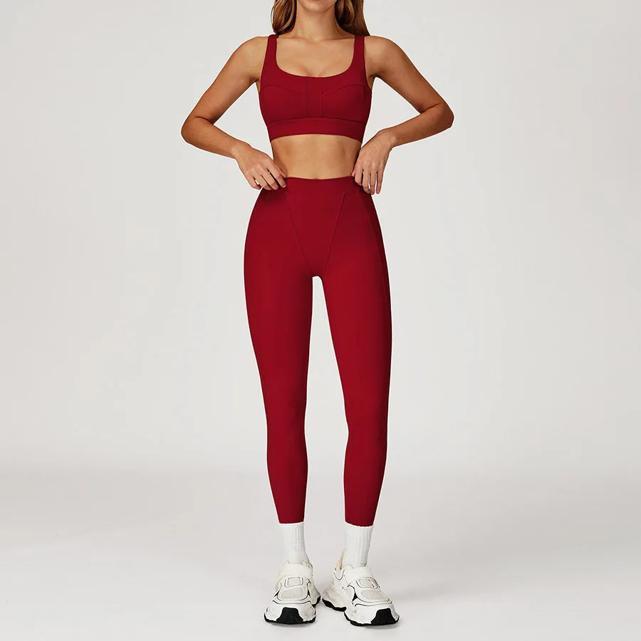 New Yoga Set 2Pcs Women No Logo Tank Tops High Waist Seamless Shorts Workout Outfit Fitness Gym Clothes Workout High quality