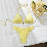 New White Sexy Bikinis Swimsuits Women's Swimwear Push Up Female Beach Swim Wear Bathing Suits Brazilian Bikini Set Pool Bather