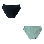 2Pcs/Set Cotton Panties Women Low Rise Underwear Solid Color Comfort Breathable Briefs Sexy Lingerire M-XL Seamless Intimates
