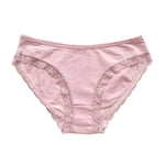 3Pcs/Set Women Lace Briefs Female Underpants Solid Color Pantys M-XL Soft Underwear Sexy Lingerie Intimates Cotton Panties