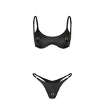 2026 Female Bikini Set Black Biquini Bathing Suit Thong Push Up Bikinis Sexy Women Swimsuit Swimwear Swimming Suits Beachwear